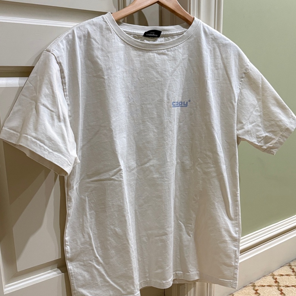 Elliot Choy Copyright® NYC "Copy" Graphic Tee - White - Medium
